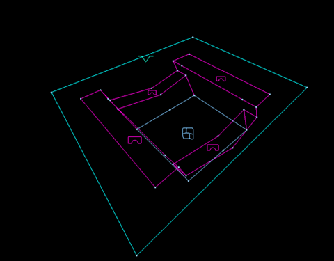 Obrázek 5: Ukázka využití svislic u složitějšího prvku